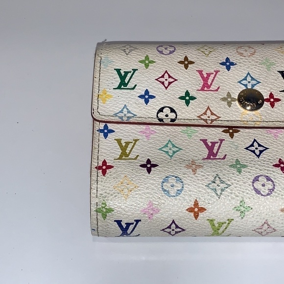 LOUIS VUITTON Multicolor Monogram Louise Wallet Authentic DATE CODE CA4087 - Picture 12 of 16